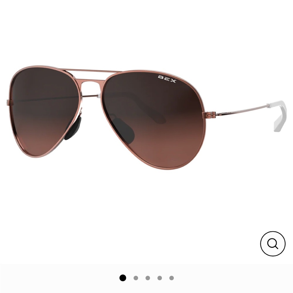 BEX Wesley Rose Gold Sunglasses
